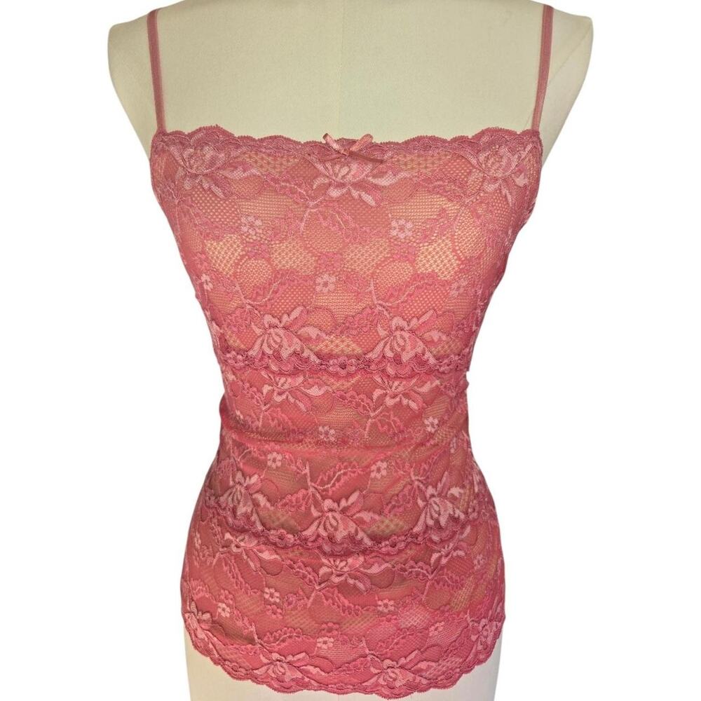 The limited pink lace cami